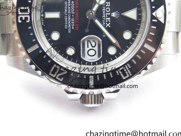 SS A2824 1:1 Case Bracelet 126600 XF Best Sea-Dweller and 904L Edition 0219